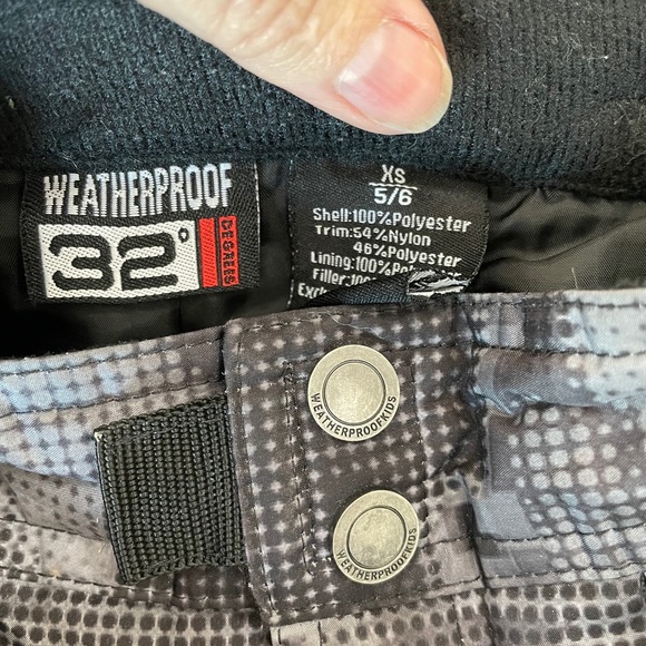 Weatherproof snowboard ski bibs boys 5-6 - Picture 2 of 5